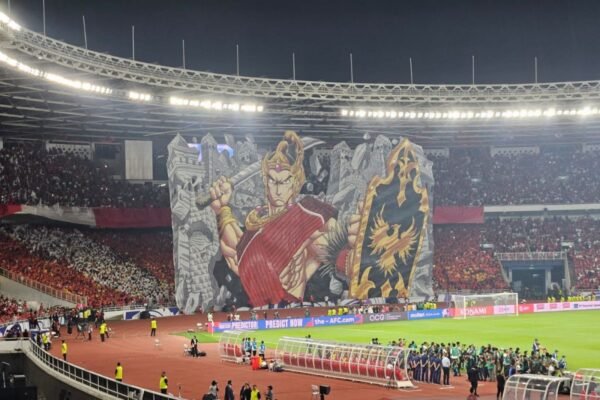 Berhias Tifo: Koreografi Pendekar Wayang dalam Laga Indonesia vs China